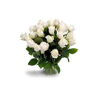 White Rose Bouquets flowers delivery - Flowers Auckland