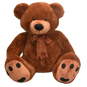 big teddy bear and flowers delivery