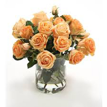 Peach Rose Bouquets flowers delivery - Flowers Auckland