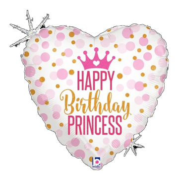 Happy Birthday Princess Helium Balloon flowers delivery - Flowers Auckland