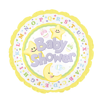 Celebrate with a Helium Balloon for the Baby Shower flowers delivery - Flowers Auckland