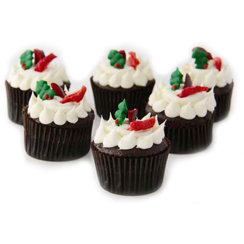 Christmas Cupcakes, perfect for Corporate giving - Flowers Auckland flowers delivery - Flowers Auckland