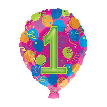 Single Number One Balloons at Flowers Auckland Single Number One Balloons at Flowers Auckland flowers delivery - Flowers Auckland