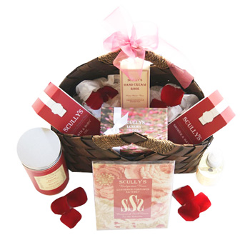 Bulgarian Rose Basket flowers delivery - Flowers Auckland