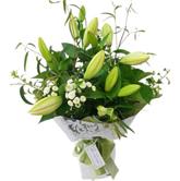 Classic White Lily Bouquet flowers delivery - Flowers Auckland