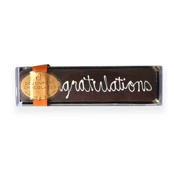 NZ made Congratulations Truffle Slice-delivered Auckland wide flowers delivery - Flowers Auckland