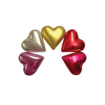 foiled heart chocolates from Flowers Auckland foiled heart chocolates from Flowers Auckland flowers delivery - Flowers Auckland