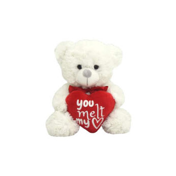 You Melt My Heart, a cute Romantic Soft Toy at Flowers Auckland flowers delivery - Flowers Auckland