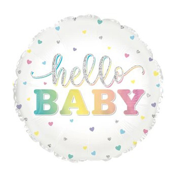 To say Hello from afar to your Baby with a Balloon flowers delivery - Flowers Auckland