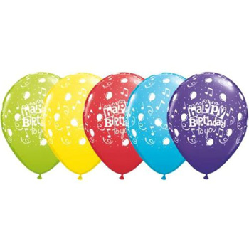 Latex Happy Birthday balloons at Flowers Auckland flowers delivery - Flowers Auckland