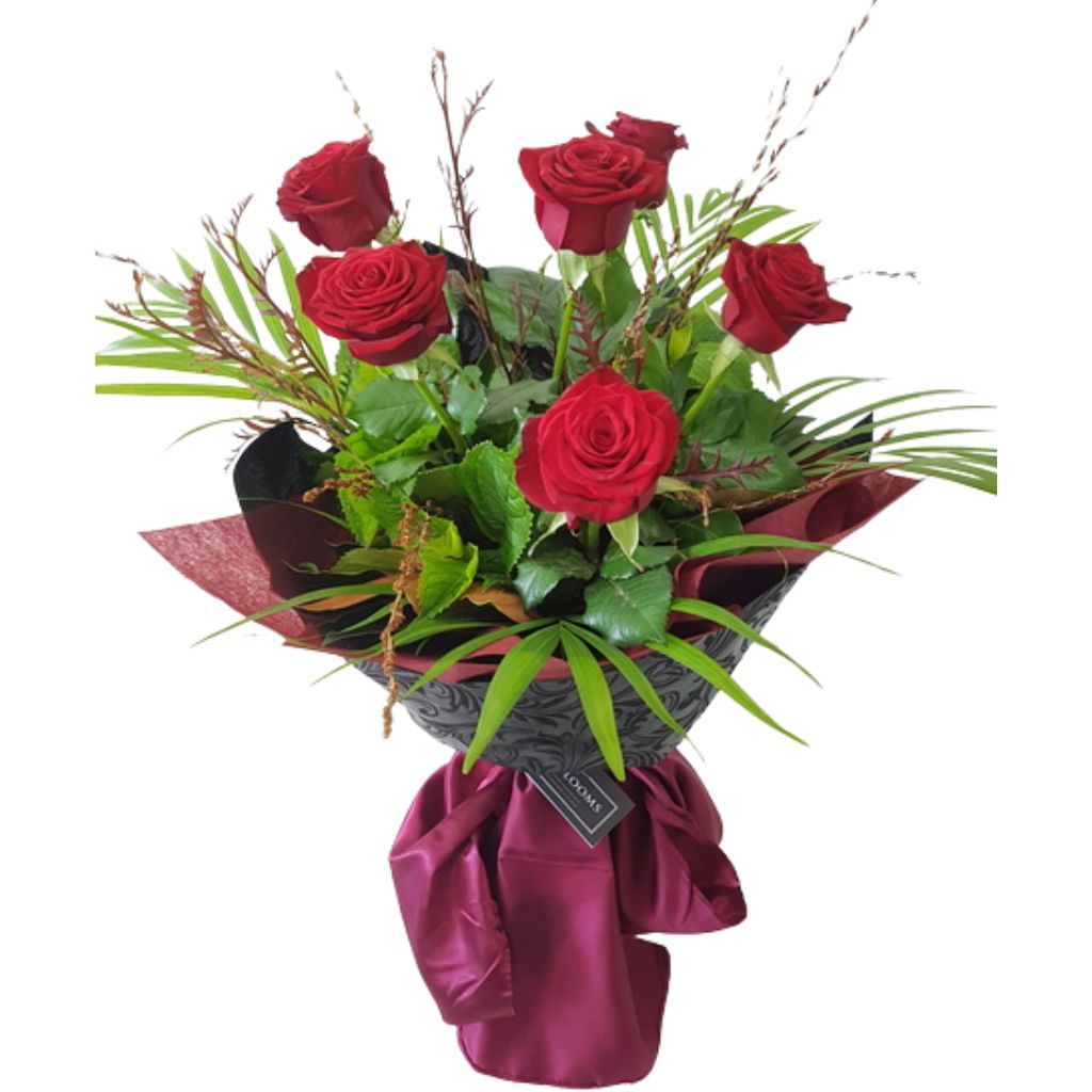 Half Dozen Red Roses flowers delivery - Flowers Auckland