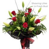 Roses and Lilies flowers delivery - Flowers Auckland