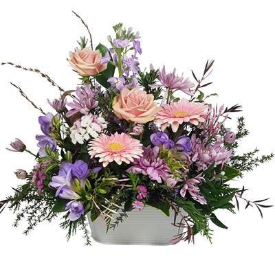 Pastel Garden Flower Arrangement flowers delivery - Flowers Auckland
