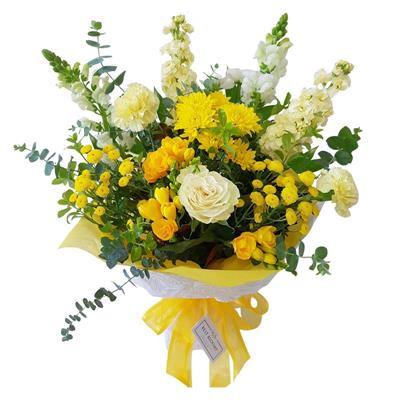 Harmony Yellow Bouquet flowers delivery - Flowers Auckland