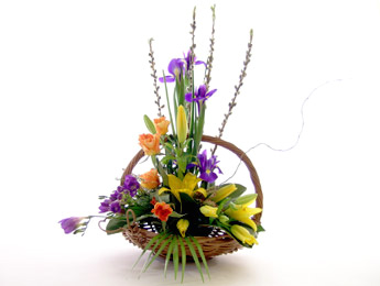 Mothers Day Flower Basket flowers delivery - Flowers Auckland