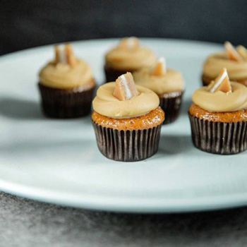 Caramel Mini Cupcakes from Flowers Auckland flowers delivery - Flowers Auckland