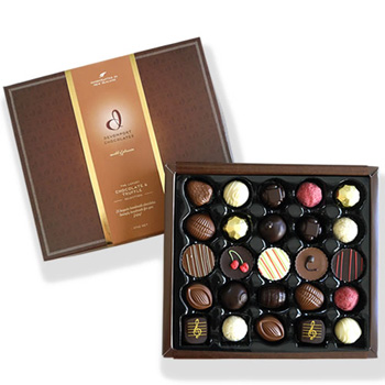 Sweet Luxury - 25pce selection of Chocolates and Truffles- flowers delivery - Flowers Auckland flowers delivery - Flowers Auckland